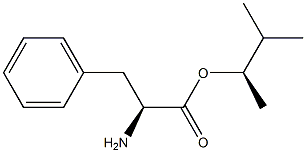 (R)-2-Amino-3-phenylpropanoic acid (S)-1,2-dimethylpropyl ester Structure