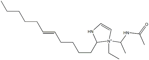 1-[1-(Acetylamino)ethyl]-1-ethyl-2-(5-undecenyl)-4-imidazoline-1-ium