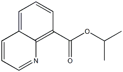 Quinoline-8-carboxylic acid isopropyl ester,,结构式