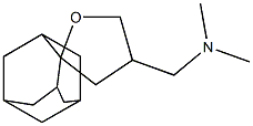 3-(Dimethylaminomethyl)spiro[oxolane-5,2'-adamantane] Structure