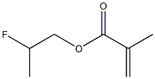 Methacrylic acid (2-fluoropropyl) ester Structure