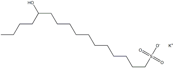 12-Hydroxyhexadecane-1-sulfonic acid potassium salt