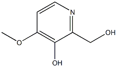 2-Hydroxymethyl-4-methoxy-pyridin-3-ol Structure