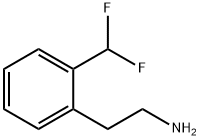 BENZENEETHANAMINE, 2-(DIFLUOROMETHYL)- Structure