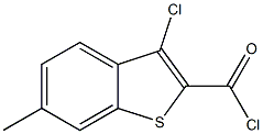 3-chloro-6-methyl-1-benzothiophene-2-carbonyl chloride Structure
