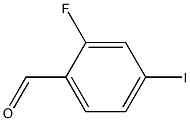 4-碘-2-氟苯甲醛 结构式