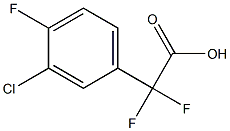 (3-Chloro-4-fluorophenyl)difluoroacetate Struktur