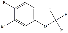 3-Bromo-4-fluorotrifluoromethoxybenzene Structure