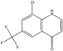 8-Chloro-6-(trifluoromethyl)-4(1H)-quinolinone Structure