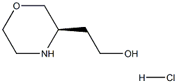(R)-3-Hydroxyethylmorpholine hydrochloride Structure