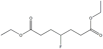 4-氟庚二酸二乙酯,,结构式