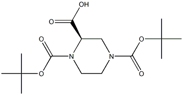 R-1,4-二BOC-2-哌嗪羧酸