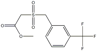 Methyl (3-trifluoromethyl)benzylsulfonylacetate, 98% Structure