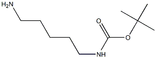 tert-butyl 5-aminopentylcarbamate Struktur