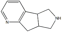 1,2,3,3a,8,8a-Hexahydro-2,7-diaza-cyclopenta[a]indene 结构式