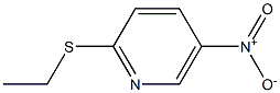 2-乙硫基-5-硝基吡啶, , 结构式