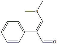 (E)-3-(dimethylamino)-2-phenylacrylaldehyde Structure