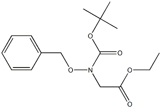 Ethyl 2-(benzyloxy(tert-Butoxycarbonyl)amino)acetate Structure