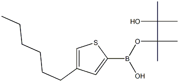 4-Hexylthiophene-2-boronic acid pinacol ester Structure
