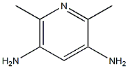 3,5-Diamino-2,6-dimethylpyridine Struktur