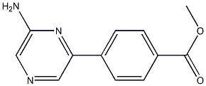 methyl 4-(6-aminopyrazin-2-yl)benzoate