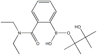 2-(Diethylcarbamoyl)phenylboronic acid pinacol ester Struktur