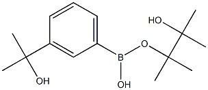 3-(2-羟基-2-丙基)苯基硼酸频那醇酯, , 结构式