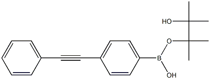 4-(Phenylethynyl)phenylboronic acid pinacol ester Structure