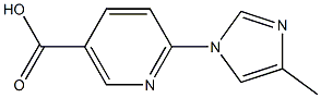 6-(4-methyl-1H-imidazol-1-yl)nicotinic acid Structure
