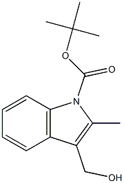 tert-butyl 3-(hydroxymethyl)-2-methyl-1H-indole-1-carboxylate Structure