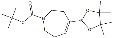 tert-butyl 4-(4,4,5,5-tetramethyl-1,3,2-dioxaborolan-2-yl)-2,3,6,7-tetrahydro-1H-azepine-1-carboxylate Struktur
