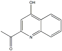 1-(4-hydroxyquinolin-2-yl)ethanone Struktur