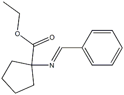ethyl 1-(benzylideneamino)cyclopentanecarboxylate Structure