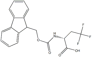 (R,S)-Fmoc-2-amino-4,4,4-trifluoro-butyric acid Struktur