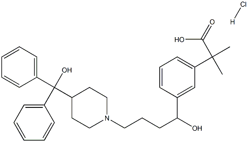 3-[1-hydroxy-4-[4-(hydroxydiphenylMethyl)-1-piperidinyl]butyl]-alpha,alpha-diMethyl benzeneacetic acid hydrochloride