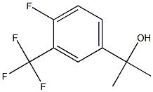 2-[4-氟-3-(三氟甲基)苯基]-2-丙醇 结构式