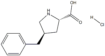 反式-4-苄基-L-脯氨酸盐酸盐,,结构式