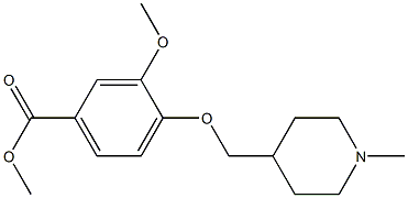 Methyl 3-methoxy-4-[(1-methylpiperidin-4-yl)-methoxy]benzoate|