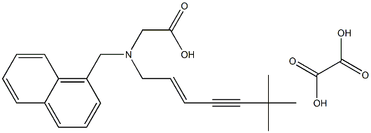 Carboxyterbinafine oxalate Struktur