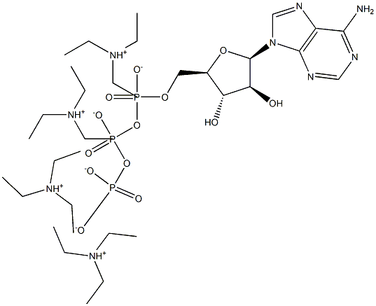 9-(b-D-Arabinofuranosyl)adenine 5'-triphosphate triethyammonium salt 结构式