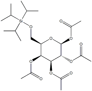 1,2,3,4-Tetra-O-acetyl-6-O-triisopropylsilyl-b-D-galactopyranose