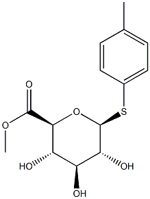 4-Methylphenyl b-D-thioglucuronide methyl ester 结构式