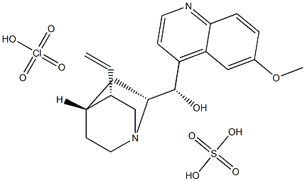 硫酸奎宁—高氯酸溶液标准物质, , 结构式