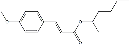P-methoxycinnamate-2-hexyl ester Struktur