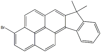 3-bromo-7,7-dimethyl-7H-indeno[1,2-a]pyrene Structure