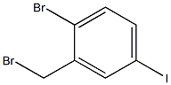 2-bromo-5-iodobenzyl bromide Struktur