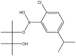 (2-Chloro-5-isopropylphenyl)boronic acid pinacol ester Structure