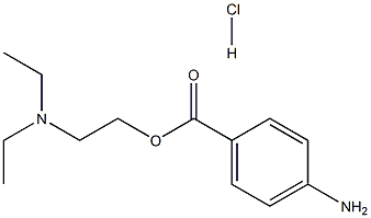 4-氨基苯甲酸-2-(二乙氨基)乙酯单盐酸盐 标准品 结构式
