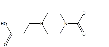 3-[4-(tert-butoxycarbonyl)piperazino]propanoic acid|