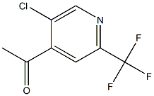 1-[5-Chloro-2-(trifluoromethyl)-4-pyridyl]ethanone Structure